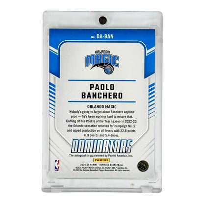 Paolo Banchero 2024-25 Donruss Dominators Auto 54/99 #DA-BAN