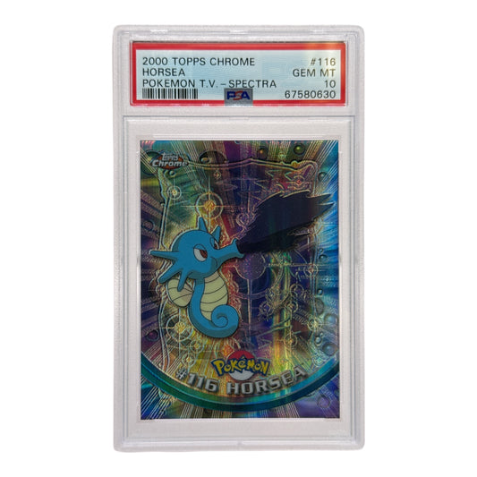 Horsea 2000 Topps Chrome TV Spectra #116 PSA 10