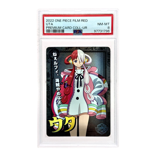 UTA 2022 One Piece File Red Premium Card UR PSA 8