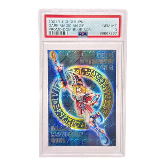 Dark Magician Girl 2001 Yu Gi Oh! Japanese Promo DDM Blue Secret PSA 10