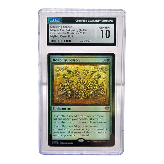 Magic the Gathering 2023 Commander Masters Doubling Season Foil CGC 10