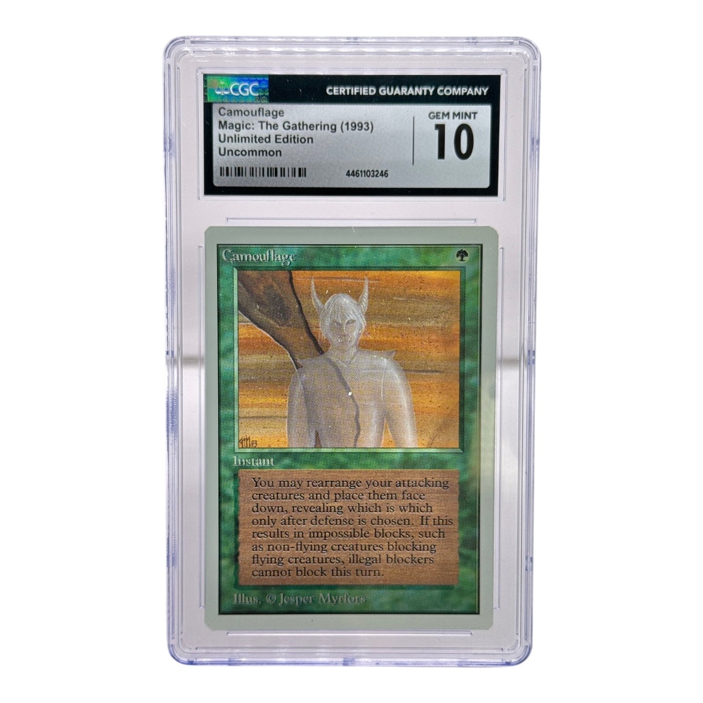 Magic The Gathering 1993 Unlimited Edition Camouflage CGC 10