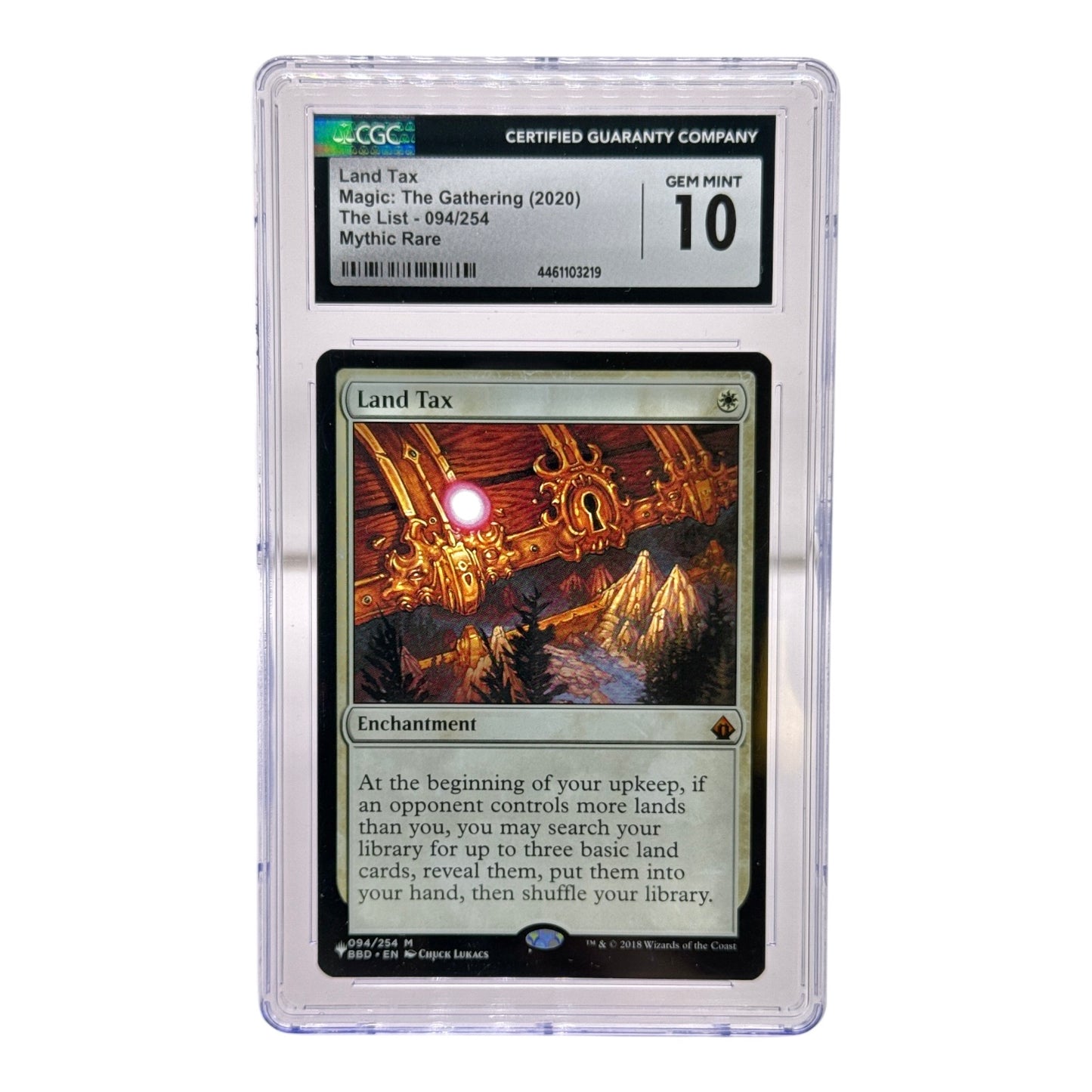 Magic The Gathering 2020 The List Land Tax CGC 10