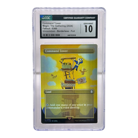 Magic The Gathering 2024 Fallout Command Tower CGC 10