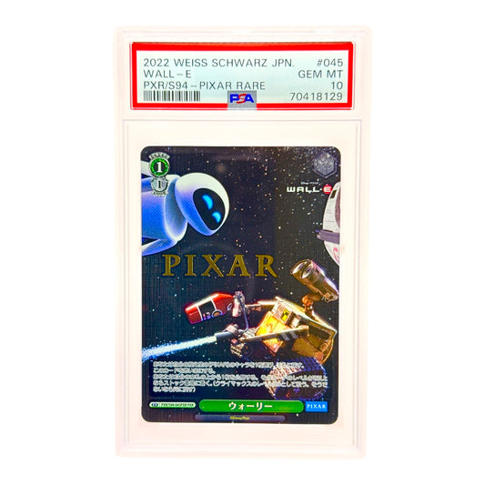 Wall-E Weiss Schwarz Japanese Pixar PXR/S94-045 PSA 10