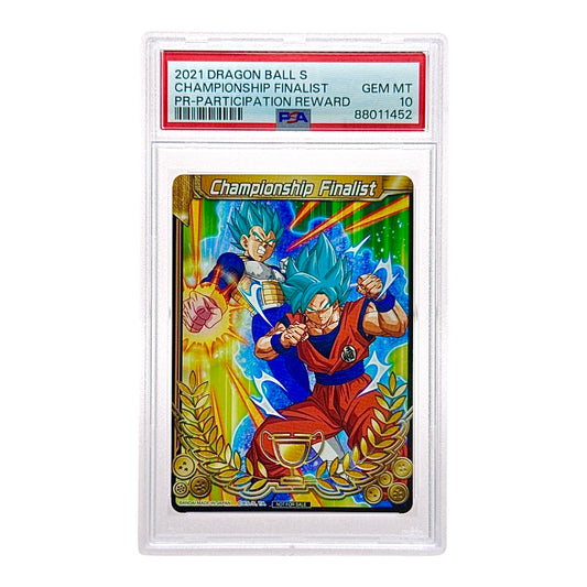 2021 Dragonball Super Championship Finalist Promo Participation Reward PSA 10