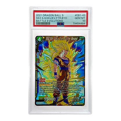 SS3 Son Goku 2021 Dragonball Super Card Game #EB1-43 SR PSA 10