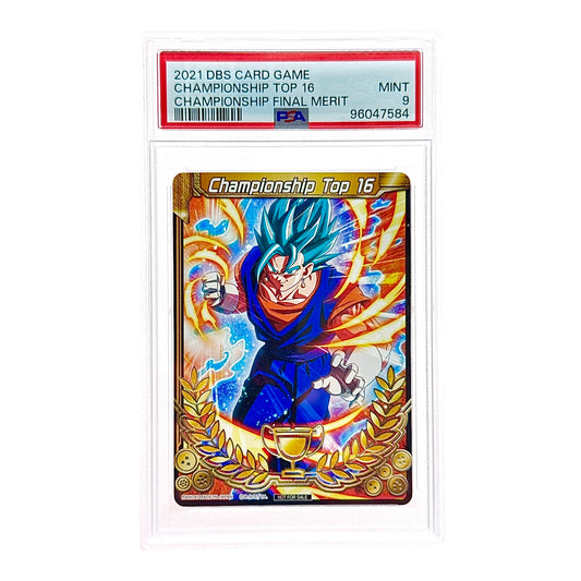 2021 Dragonball Super Championship Top 16 Final Merit Promo PSA 9