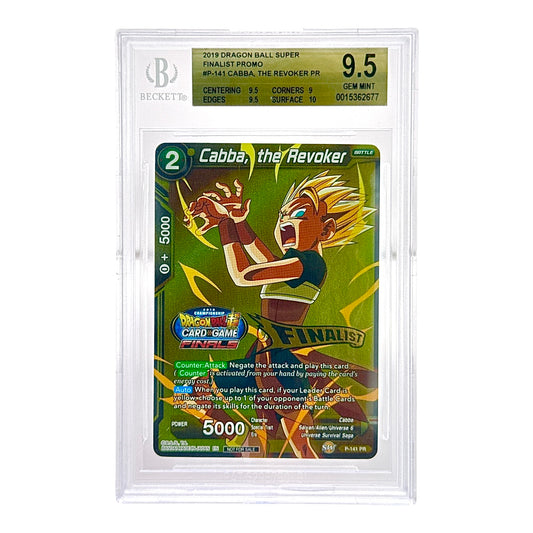 Cabba 2019 DragonBall Super Card Game Finalist Promo #P-141 BGS 9.5