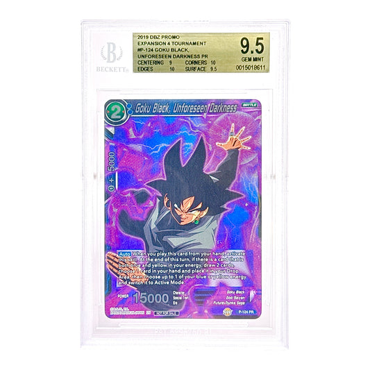 Goku Black 2019 Dragonball Super Card Game Promo Expansion 4 Tournament #P-124 BGS 9.5