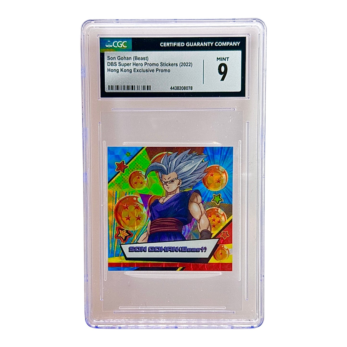 Son Gohan Beast 2022 Dragonball DBS Super Hero Promo Stickers HK Exclusive CGC 9