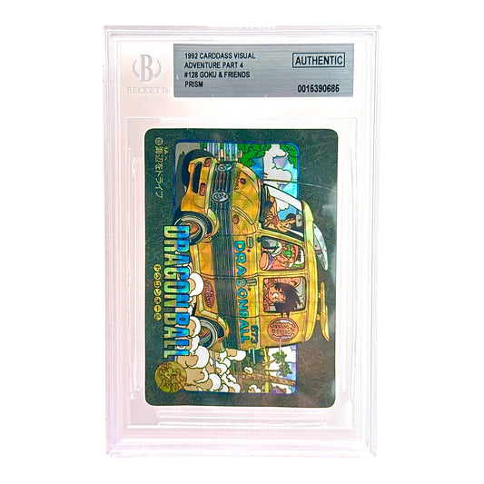 Goku & Friends 1992 Bandai Carddass Dragonball Visual Adventure #128 BGS Authentic