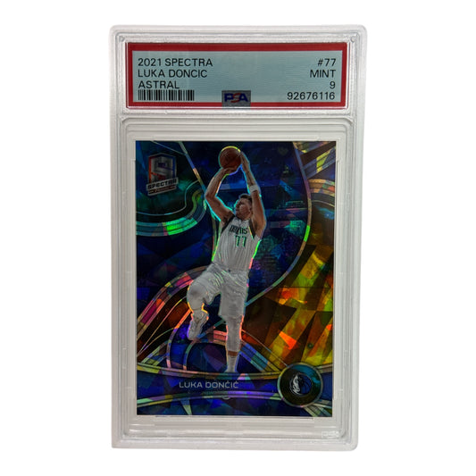 Luka Doncic 2021-22 Panini Spectra Astral 06/35 #77 PSA 9