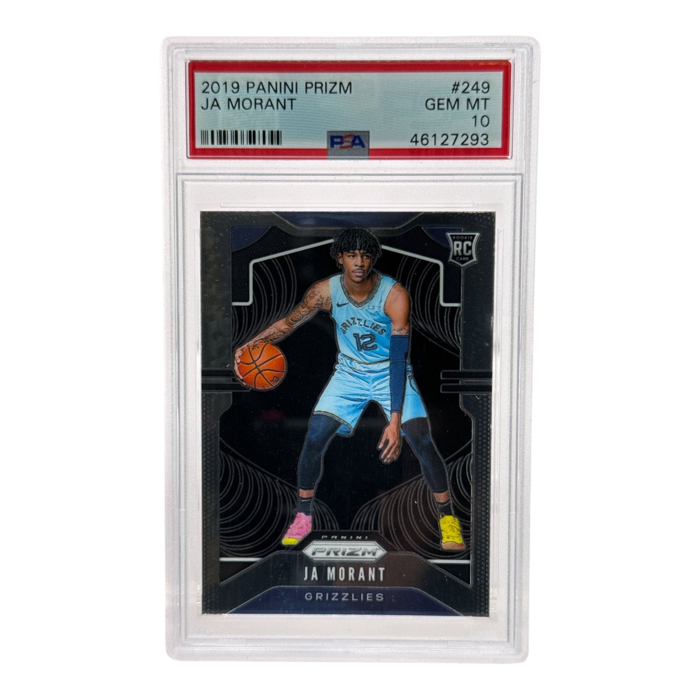 Ja Morant 2019-20 Panini Prizm Rookie RC #249 PSA 10