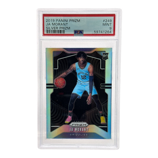 Ja Morant 2019-20 Panini Prizm Silver Rookie RC #249 PSA 9