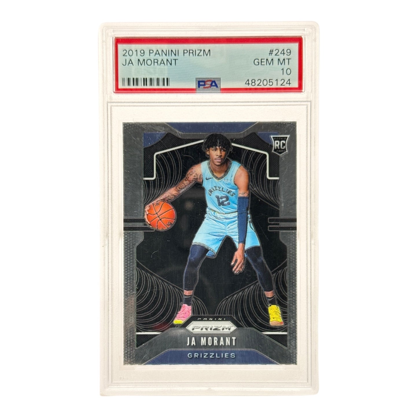 Ja Morant 2019-20 Panini Prizm Rookie RC #249 PSA 10