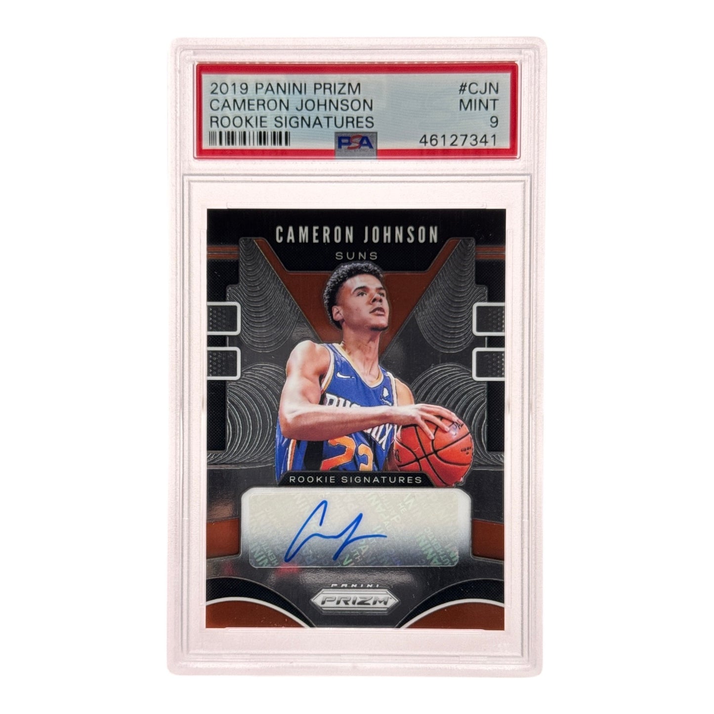 Cameron Johnson 2019-20 Panini Prizm Rookie RC Auto #CJN PSA 9