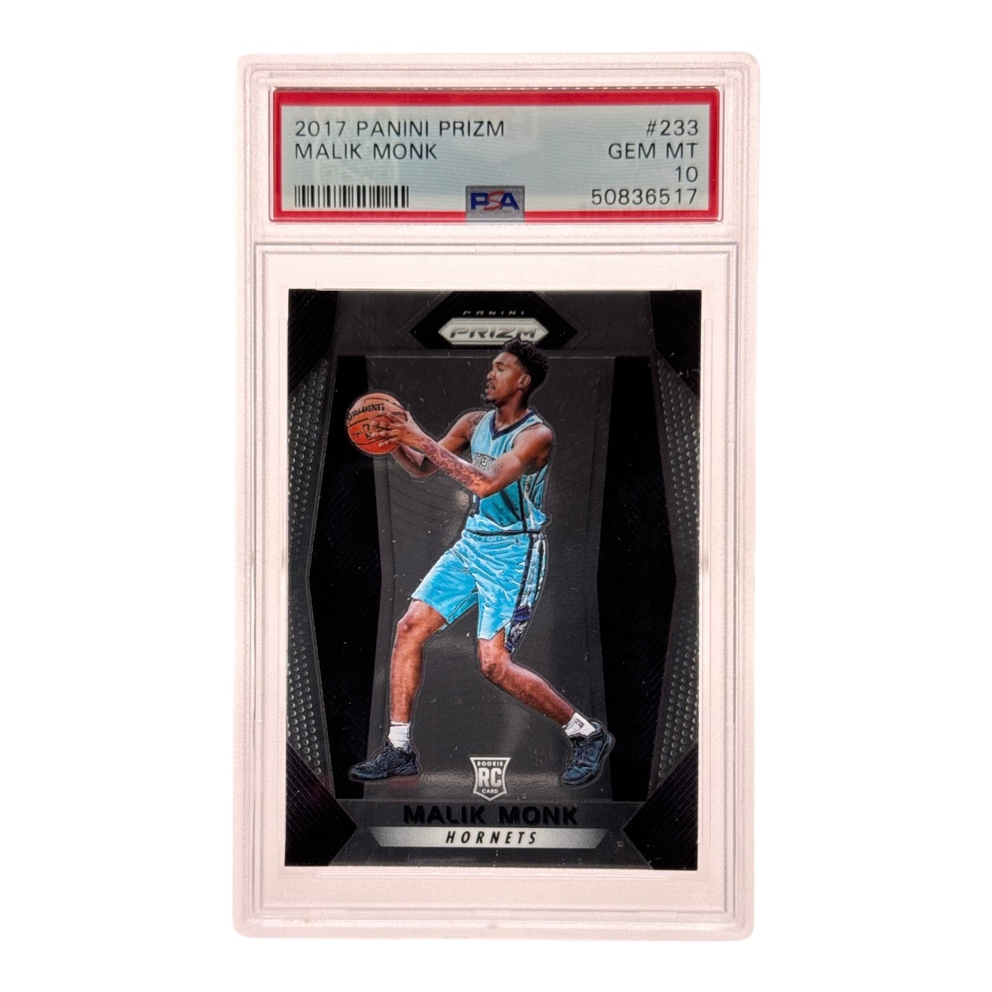 Malik Monk 2017-18 Panini Prizm Rookie RC #233 PSA 10