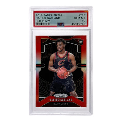 Darius Garland 2019-20 Panini Prizm Red 047/299 Rookie RC #288 PSA 10