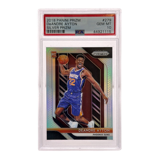 Deandre Ayton 2018-19 Panini Prizm Silver Rookie RC #279 PSA 10