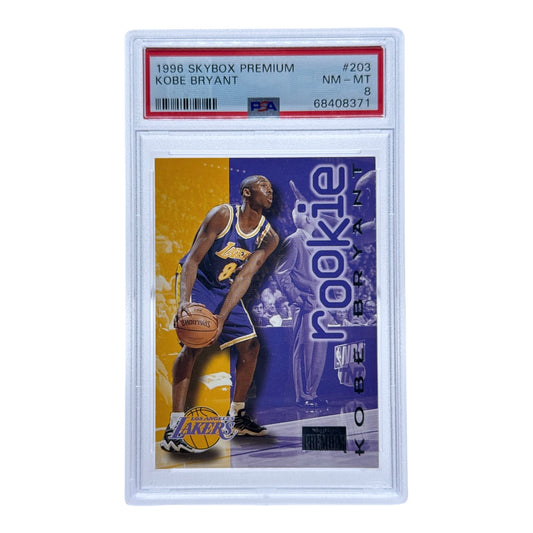 Kobe Bryant 1996-97 SKybox Premium Rookie RC #203 PSA 8