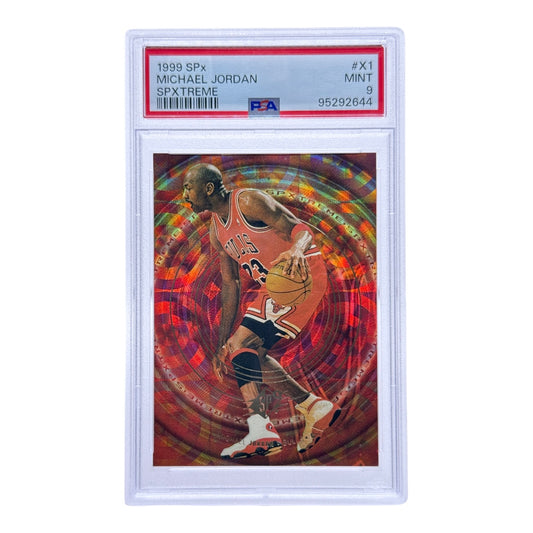 Michael Jordan 1999 Upper Deck SPx SPXTREME #X1 PSA 9