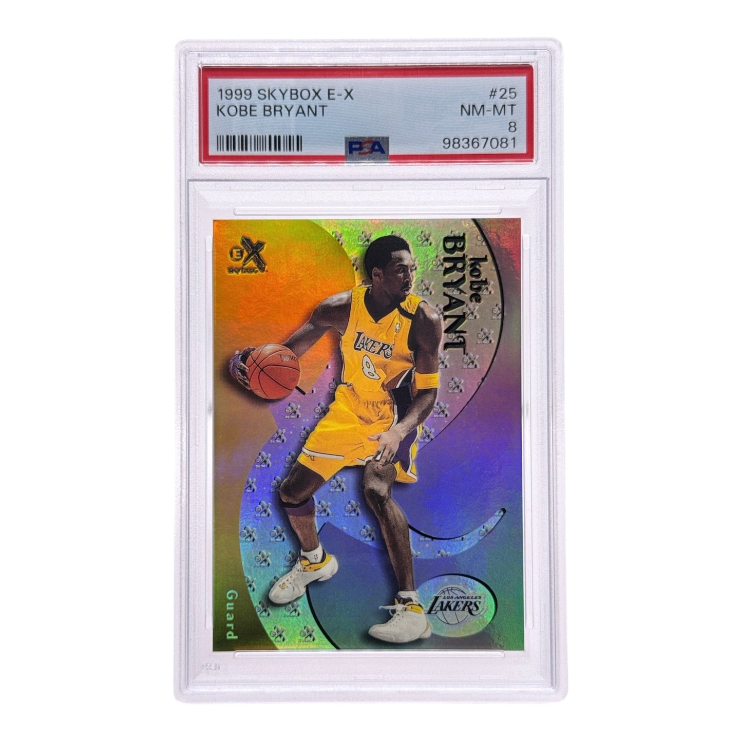 Kobe Bryant 1999 Skybox E-X #25 PSA 8