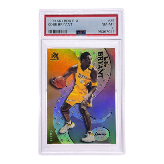 Kobe Bryant 1999 Skybox E-X #25 PSA 8