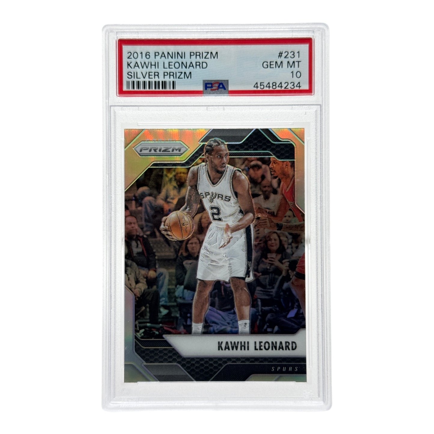 Kawhi Leonard 2016-17 Panini Prizm Silver #231 PSA 10