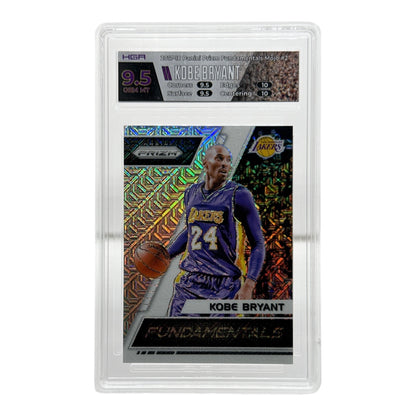 Kobe Bryant 2017-18 Panini Prizm Fundamentals Mojo 10/25 HGA 9.5