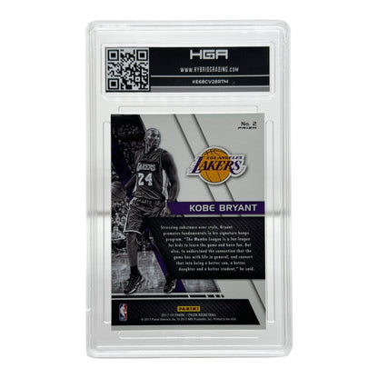 Kobe Bryant 2017-18 Panini Prizm Fundamentals Mojo 10/25 HGA 9.5