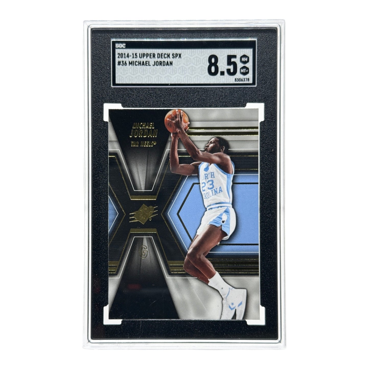 Michael Jordan 2014-15 Upper Deck SPX #36 SGC 8.5