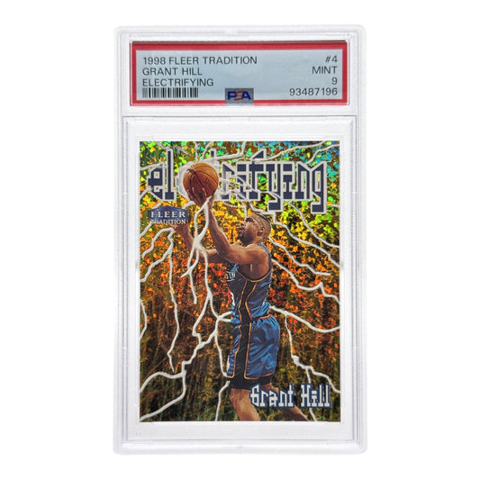 Grant Hill 1998-99 Ultra Fleer Electrifying #4 PSA 9