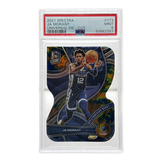 Ja Morant 2021-22 Panini Spectra Universal Die-Cut 8/8 #173 PSA 9