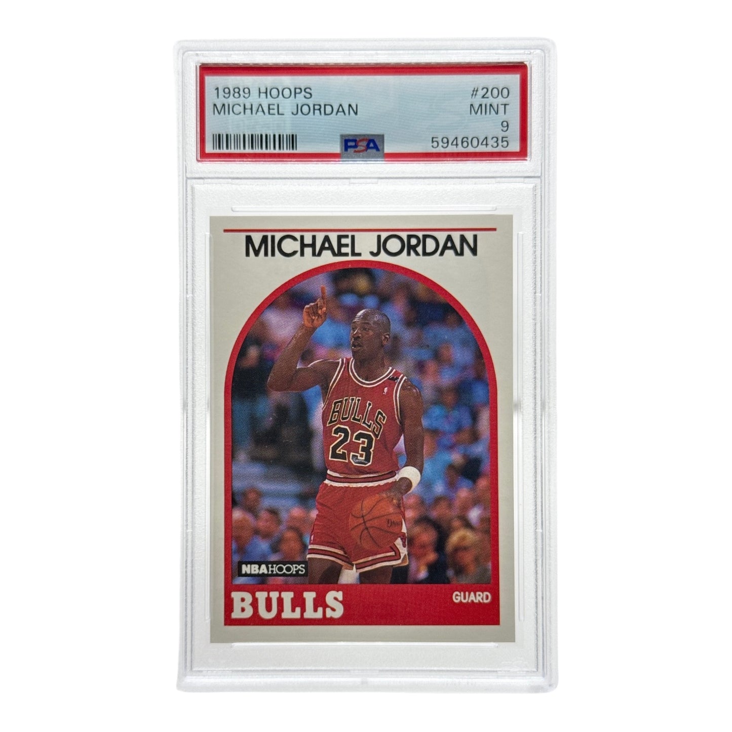 Michael Jordan 1989-90 NBA Hoops #200 PSA 9