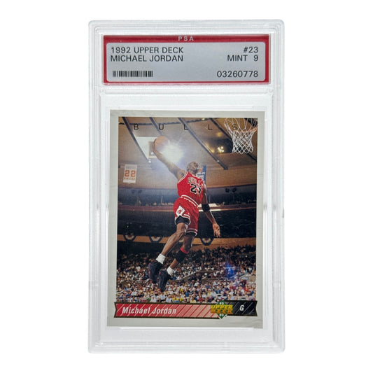 Michael Jordan 1992-92 Upper Deck #23 PSA 9