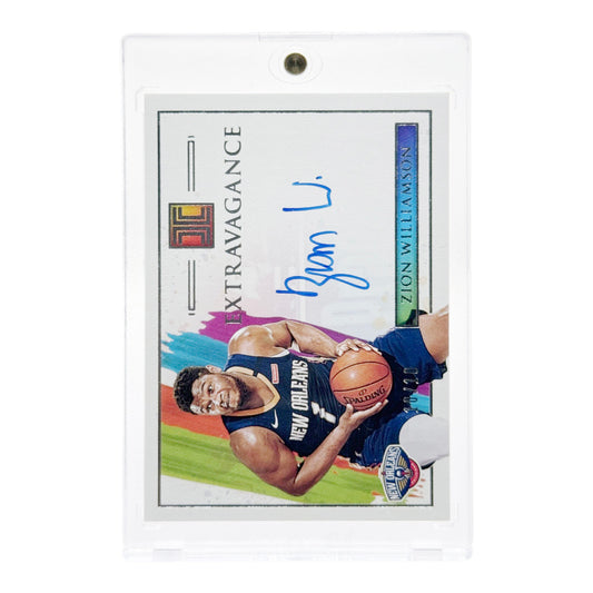 Zion Williamson 2020-21 Panini Impeccable Extravagance Auto Gold 10/10 #EA-ZWL