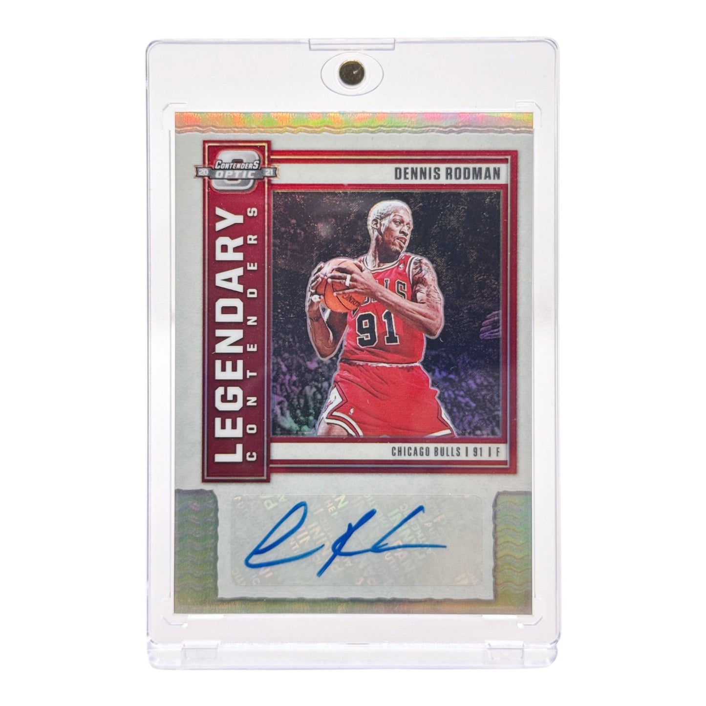 Dennis Rodman 2020-21 Panini Contenders Optic Legendary Auto /99 #LCA-DRO