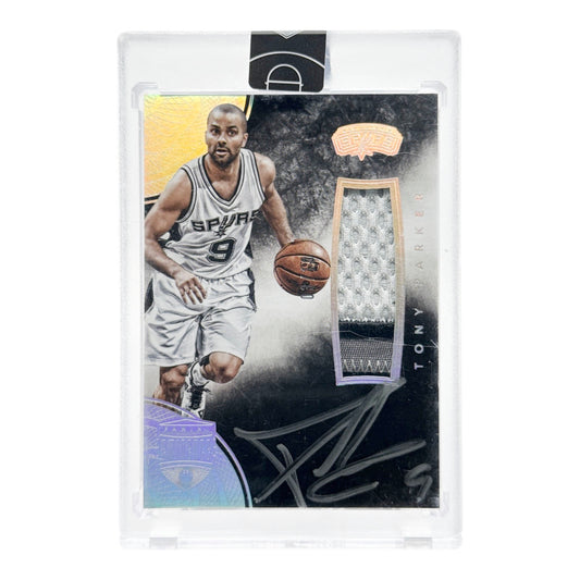 Tony Parker 2014-15 Panini Eminence Patch Auto 03/10 #OAP-TP