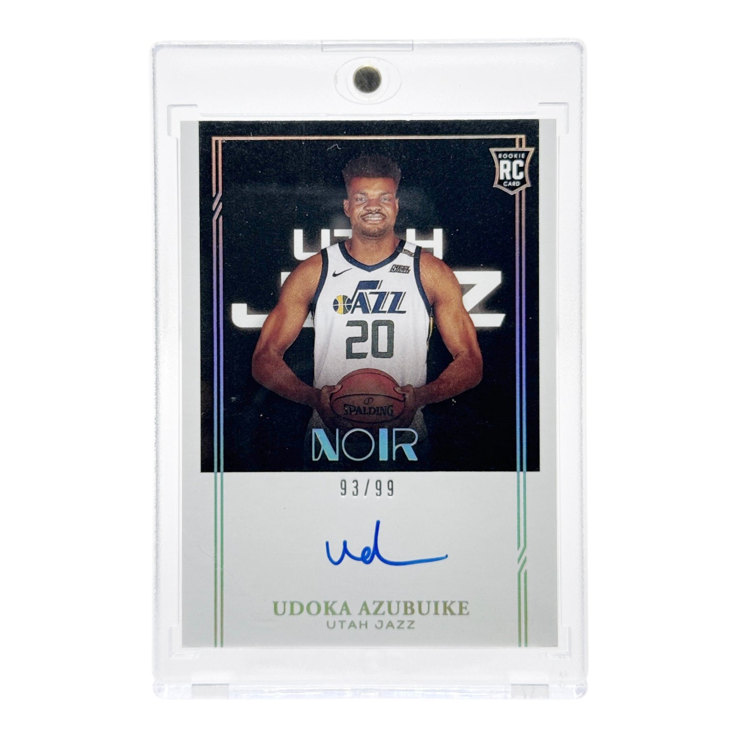 Udoka Azubuike 2020-21 Panini Noir Rookie RC Auto 93/99 #398