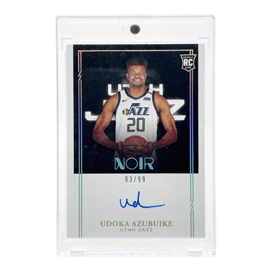 Udoka Azubuike 2020-21 Panini Noir Rookie RC Auto 93/99 #398