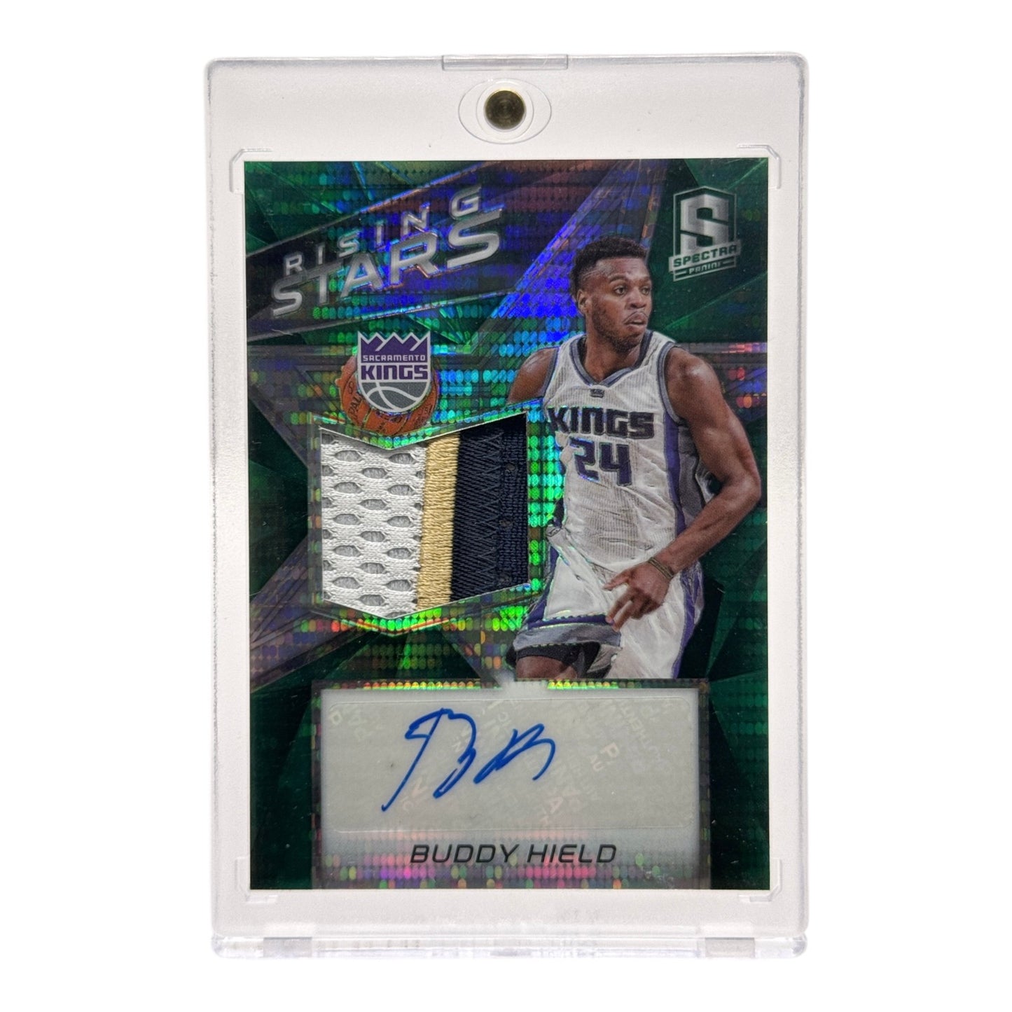 Buddy Hield 2016-17 Panini Spectra Rising Stars Patch Auto 1/5 #2