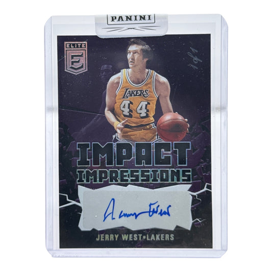 Jerry West 2021-22 Panini Donruss Elite Auto 1 of 1 #II-JWS