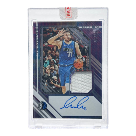 Luka Doncic 2021-22 Panini Recon Jersey Auto 02/15 #JA-LUD