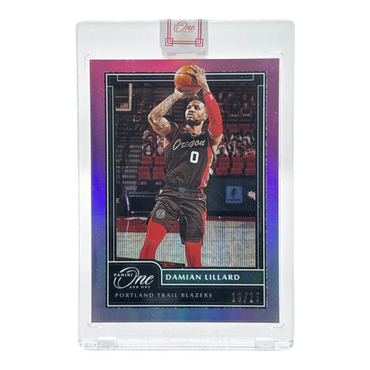 Damian Lillard 2020-21 Panini One & One 10/25 #48