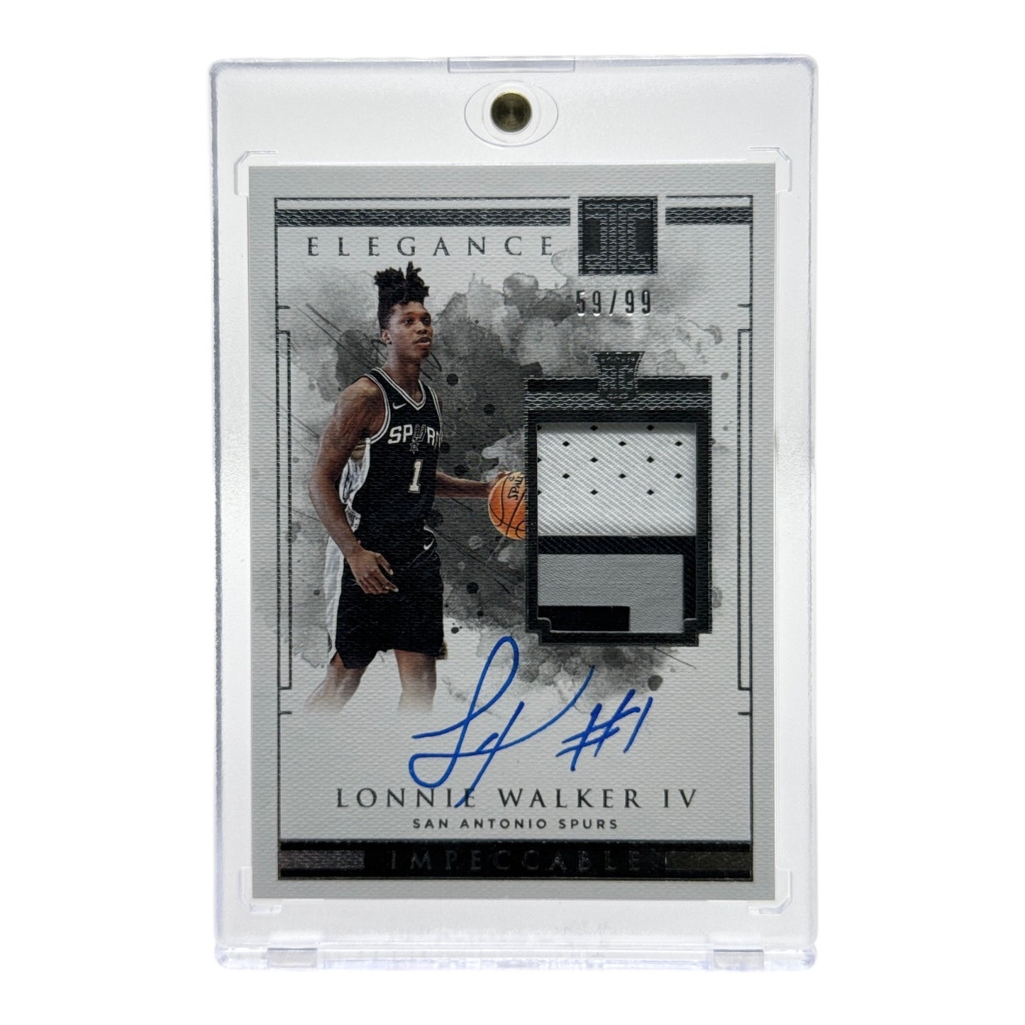 Lonnie Walker 2018-19 Panini Impeccable RPA 59/99 #128