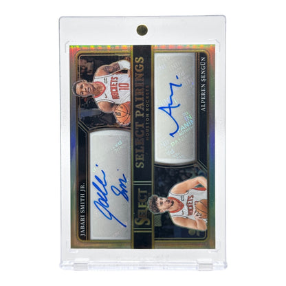 Alperen Sengun Jabari Smith Jr. 2023-24 Select Pairing Dual Auto 12/49 #SP-HOU