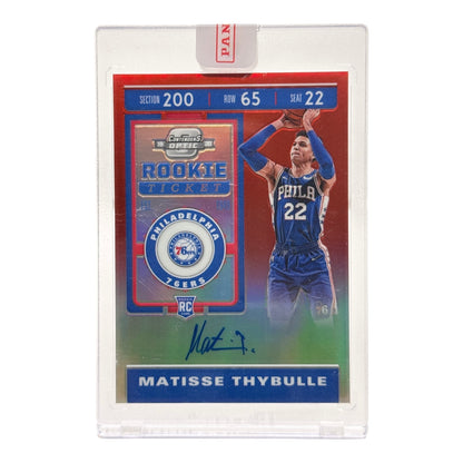 Matisse Thybulle 2019-20 Panini Contenders Optic Rookie RC Auto 32/99 #129