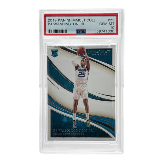 PJ Washington JR. 2019-20 Panini Immaculate Rookie RC 04/99 #29 PSA 10