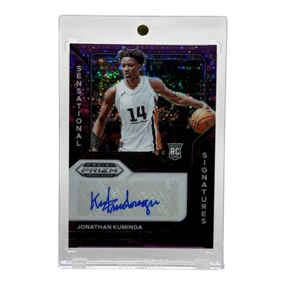 Jonathan Kuminga 2021-22 Panini Prizm Draft Picks Sensational Auto Rookie RC 48/50 #SS-JKU